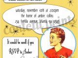Retro Housewife Bridal Shower Invitations 44 Best Retro Housewife Bridal Shower Images On Pinterest