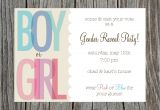 Revealing Party Invitations Gender Reveal Party Invites Template Best Template