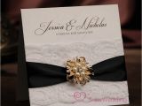 Ribbon Brooch Wedding Invitation Aliexpress Com Buy Rhinestone Brooch White Lace Wedding