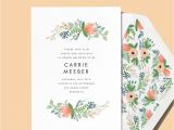 Rifle Paper Bridal Shower Invitations Line Invitations and Cards Custom Paper Designs