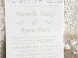 Ring In the New Year Wedding Invite Invitations Wedding Invitations and New Years Eve On