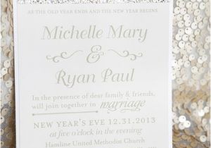 Ring In the New Year Wedding Invite Invitations Wedding Invitations and New Years Eve On