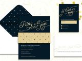 Ring In the New Year Wedding Invite New Year 39 S Eve Wedding Invitations Wedding Stationery