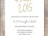 Ring In the New Year Wedding Invite New Years Eve Party Invitation New Years Invitation