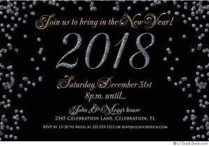 Ring In the New Year Wedding Invite Wedding Invitation New New Years Eve Wedding Invitations