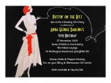 Roaring 20 S Flapper Party Invitations Red Roaring 20 39 S Flapper Party Invitations Zazzle
