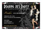 Roaring 20 S Flapper Party Invitations Roaring 20 39 S Flapper Girl Retro Invitations 5 Quot X 7
