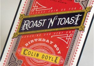 Roast and toast Birthday Invitation Roast and toast Birthday Invitation