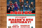 Roblox Birthday Invitation Template Roblox Birthday Invitation Chalkboard Roblox Invite Roblox