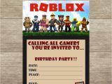 Roblox Party Invitation Template Roblox Fill In Birthday Invitations Quantity Of 25