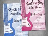 Rock A bye Baby Shower Invitations Rock A bye Baby Shower Invitation by Puddledesign On Etsy