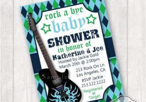 Rock A bye Baby Shower Invitations Rock A bye Baby Shower Invite Invitation Printable