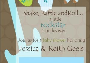 Rock and Roll Baby Shower Invitations 1000 Images About Rock Star Baby Shower On Pinterest