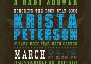 Rock N Roll Baby Shower Invitations 57 Best Rock & Roll Baby Shower Ideas Images On Pinterest