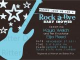 Rock Star Baby Shower Invitations Items Similar to Rock Star Guitar Baby Shower Invitation