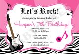 Rock Star Birthday Invitation Templates 40th Birthday Ideas Free Rock Star Birthday Invitation