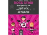 Rock Star Birthday Party Invitation Wording 1000 Images About Rock Star Birthday Party Invitations On