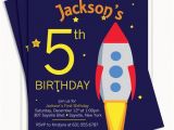 Rocket Ship Birthday Party Invitations Items Similar to Rocket Ship Birthday Invitation On Etsy