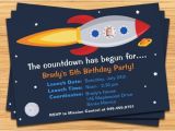 Rocket Ship Birthday Party Invitations Rocket Ship Birthday Party Invitation by eventfulcards