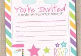 Roller Skate Party Invitations Free Printable Roller Skate Party Invitation Free Printable