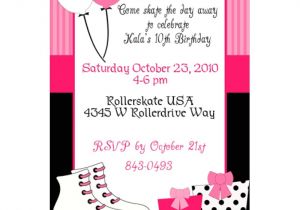 Roller Skating Invitations for Birthday Party Printable Blank Roller Skating Birthday Invitations
