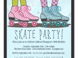 Roller Skating Invitations for Birthday Party Roller Skating Birthday Party Invitation