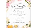 Room to Room Bridal Shower Invitations Pink Rose Teacup Bridal Shower Invitation