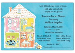 Room to Room Bridal Shower Invitations Your Room is Wedding Shower Invitations