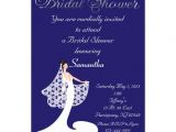Royal Blue and Silver Bridal Shower Invitations Bridal Shower Invitations Bridal Shower Invitations In