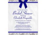 Royal Blue and Silver Bridal Shower Invitations Bridal Shower Invitations Bridal Shower Invitations Royal