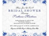 Royal Blue and Silver Bridal Shower Invitations Bridal Shower Invitations Bridal Shower Invitations Royal