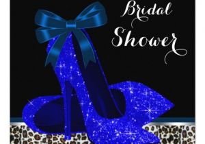 Royal Blue Bridal Shower Invitations Royal Blue Bridal Shower Invitation Zazzle