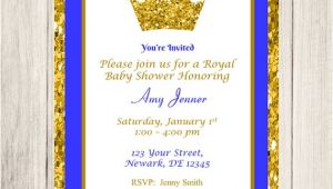 Royal Prince Baby Shower Invitations Prince Baby Shower Invitation Royal Prince Baby Shower