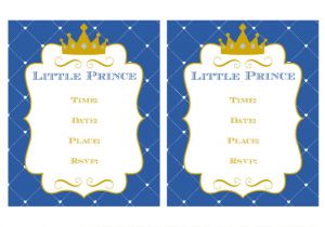 Royal Prince Birthday Invitation Template Free Free Prince Party Printables Catch My Party