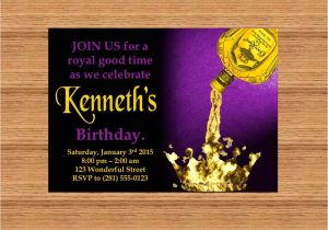 Royal themed Party Invitations Printable Custom Invitation Crown Royal themed Party