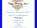 Royal themed Party Invitations solutions event Design by Kelly Royal Prince theme