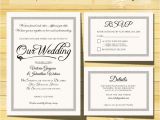 Rsvp Wedding Invitation Template Wedding Invitation Template Instant Download Printable
