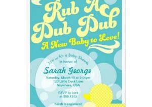 Rubber Ducky Baby Shower Invites Personalized Rubber Duck Invitations