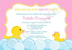 Rubber Ducky Baby Shower Invites Rubber Duck Baby Shower Invitation Rubber Duckie Invitation