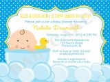 Rubber Ducky Baby Shower Invites Rubber Ducky Baby Shower Invitation Diy Print Your Own
