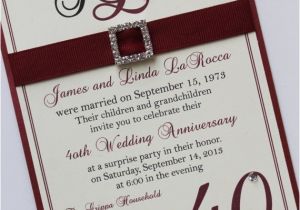 Ruby Wedding Anniversary Party Invitations 1000 Images About Braunniversary On Pinterest Ruby