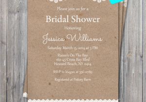 Rustic Bridal Shower Invitations Etsy Lace Rustic Bridal Shower Invitation Adult Party Invitation
