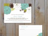 Rustic Bridal Shower Invitations with Matching Recipe Cards 26 Best Wedding Invites December Images On Pinterest