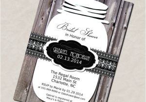 Rustic Bridal Shower Invitations with Matching Recipe Cards Printable Bridal Shower by Goosecornergreetings On Etsy