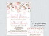 Rustic Bridal Shower Invitations with Recipe Cards Mason Jar Bridal Shower Recipe Cards Printable Rustic