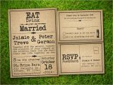 Rustic Wedding Invitation Templates Vintage Bells and Co Vintage Rustic Style Wedding
