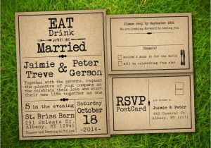 Rustic Wedding Invitation Templates Vintage Bells and Co Vintage Rustic Style Wedding