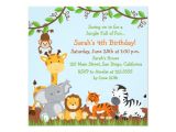 Safari Birthday Invitation Template Free Jungle Invitation Templates