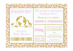 Safari Passport Baby Shower Invitations 12 Best Safari Baby Shower Images On Pinterest