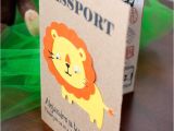 Safari Passport Baby Shower Invitations 17 Best Images About Niver Lorenzo On Pinterest